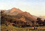 Albert Bierstadt Canvas Paintings - Rocca de Secca